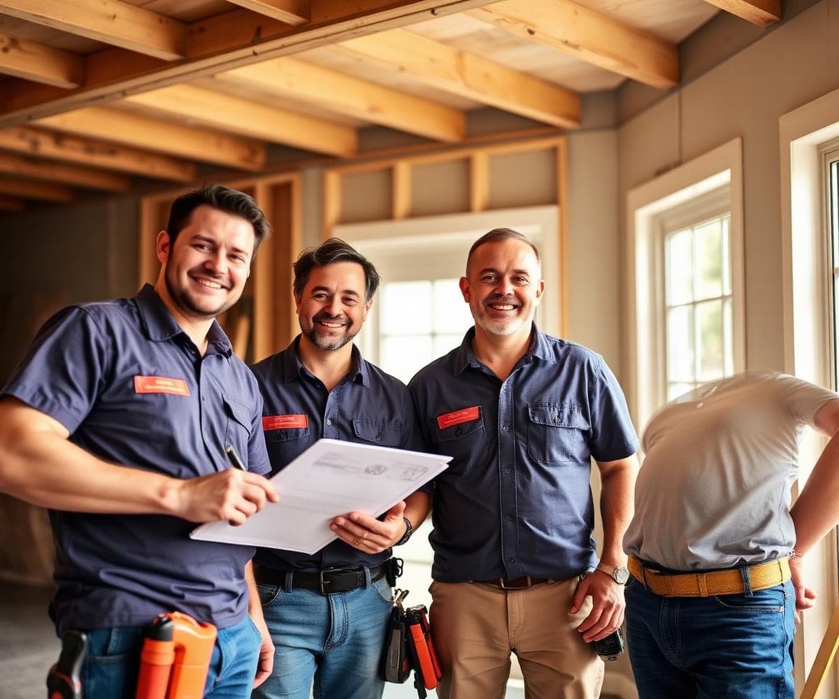 Gallen Restoration crew on site